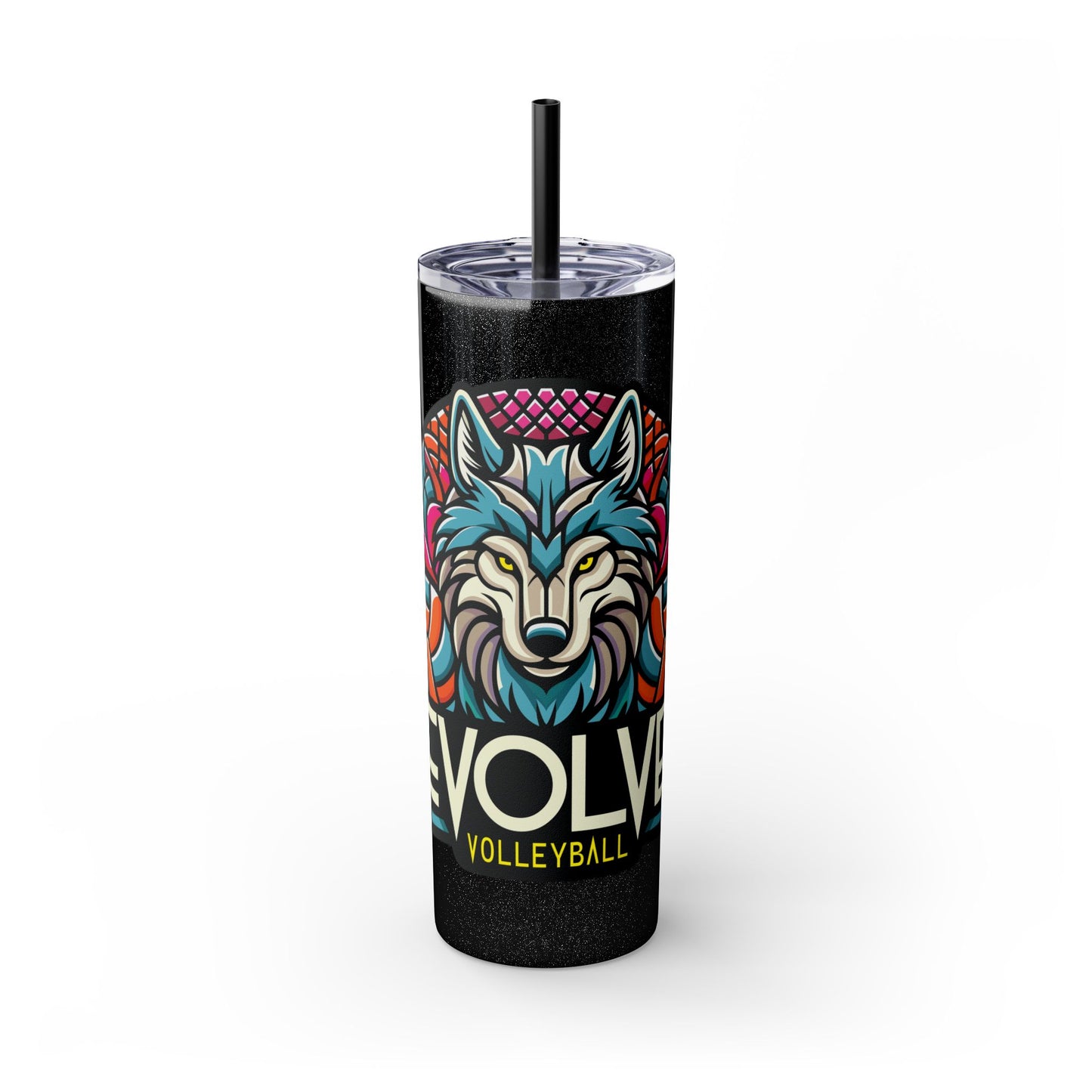 Skinny Tumbler with Straw, 20oz