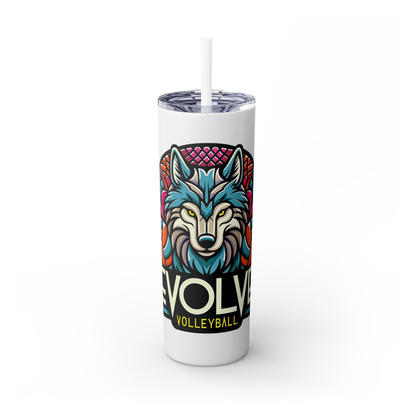 Skinny Tumbler with Straw, 20oz