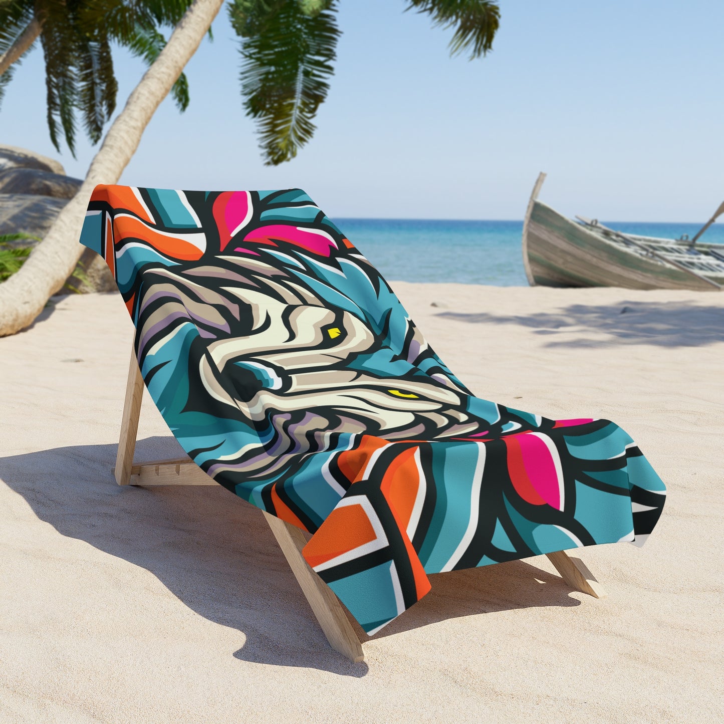 Evolve Wolf Beach Towel