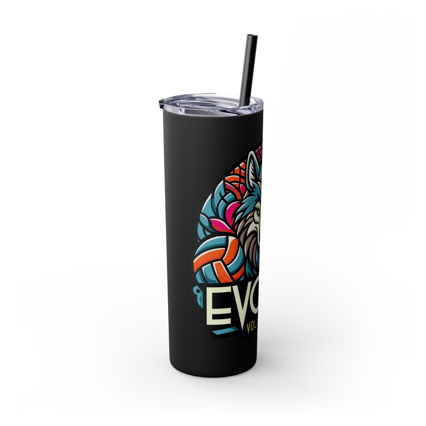 Skinny Tumbler with Straw, 20oz