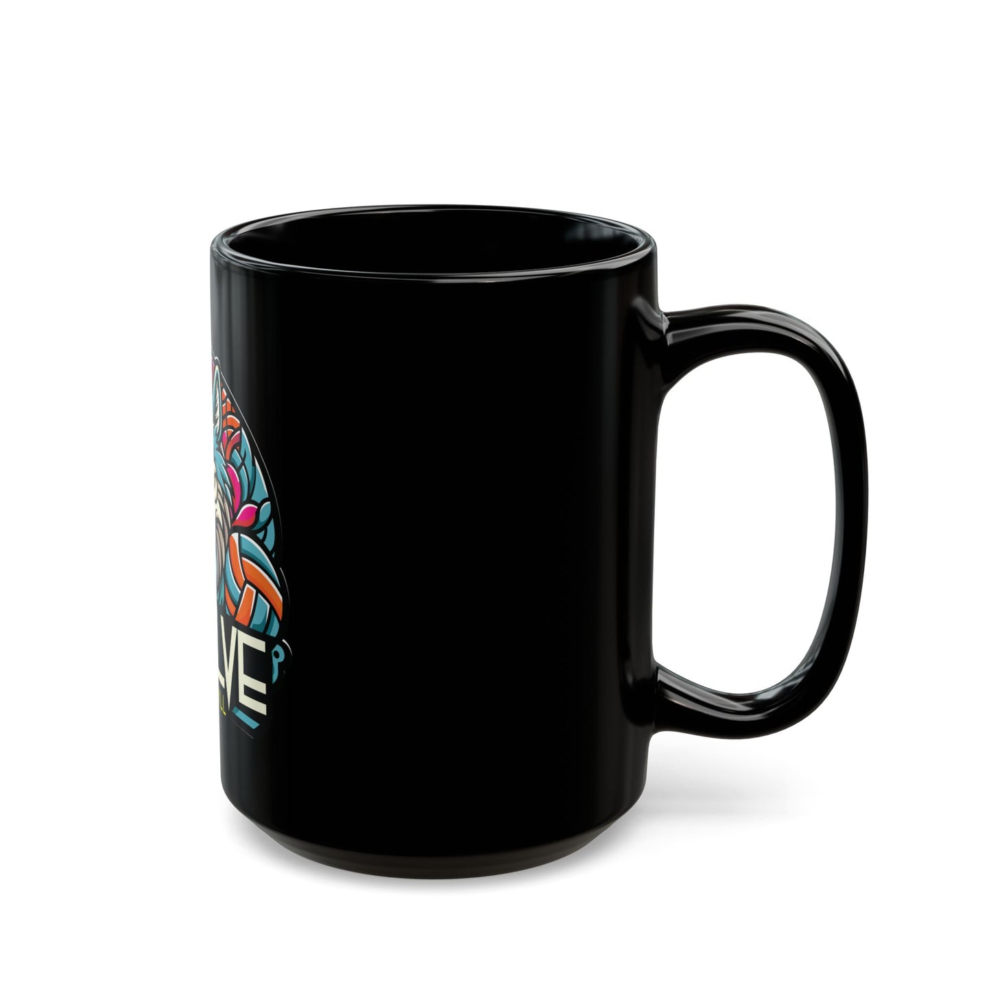 Black Coffee Mug