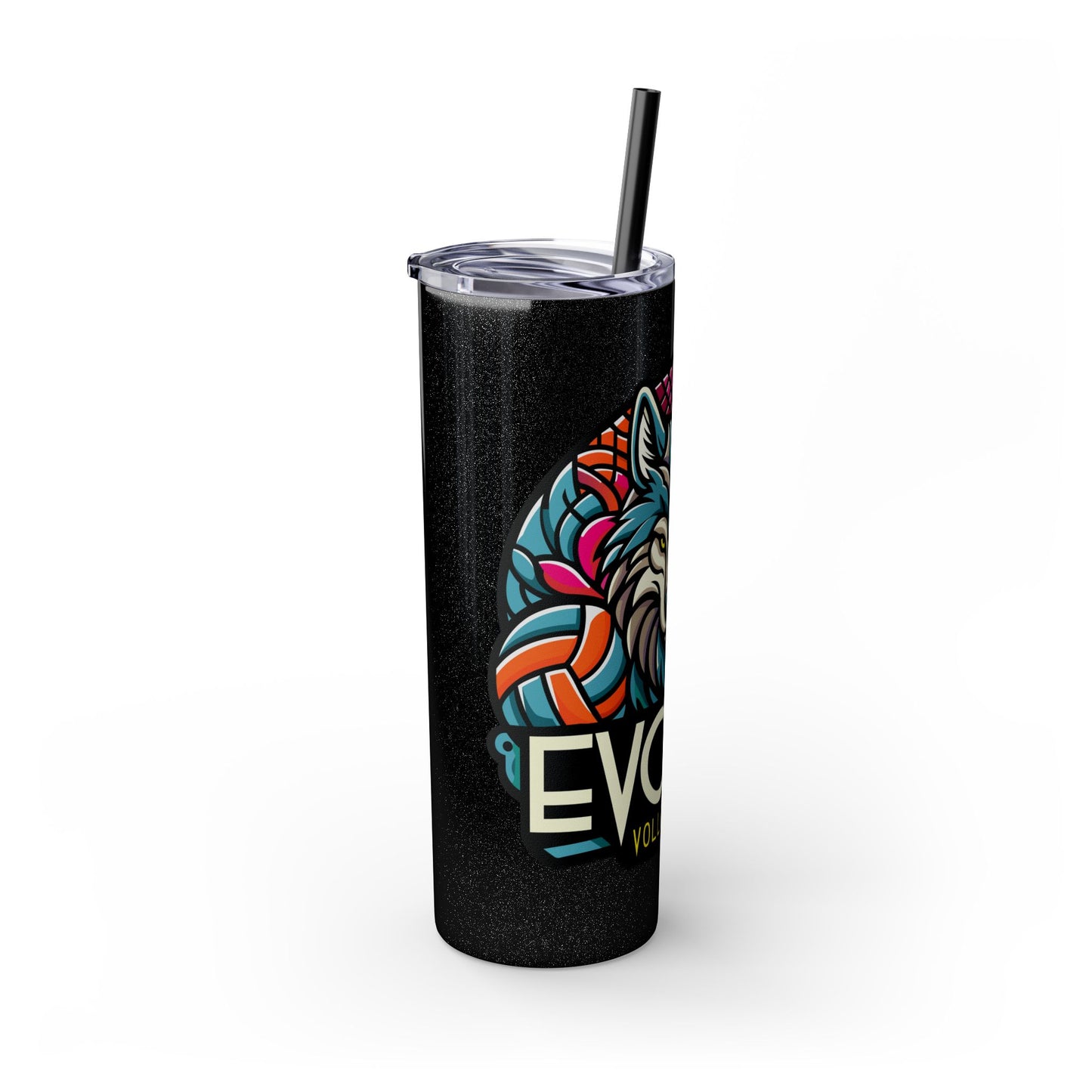Skinny Tumbler with Straw, 20oz