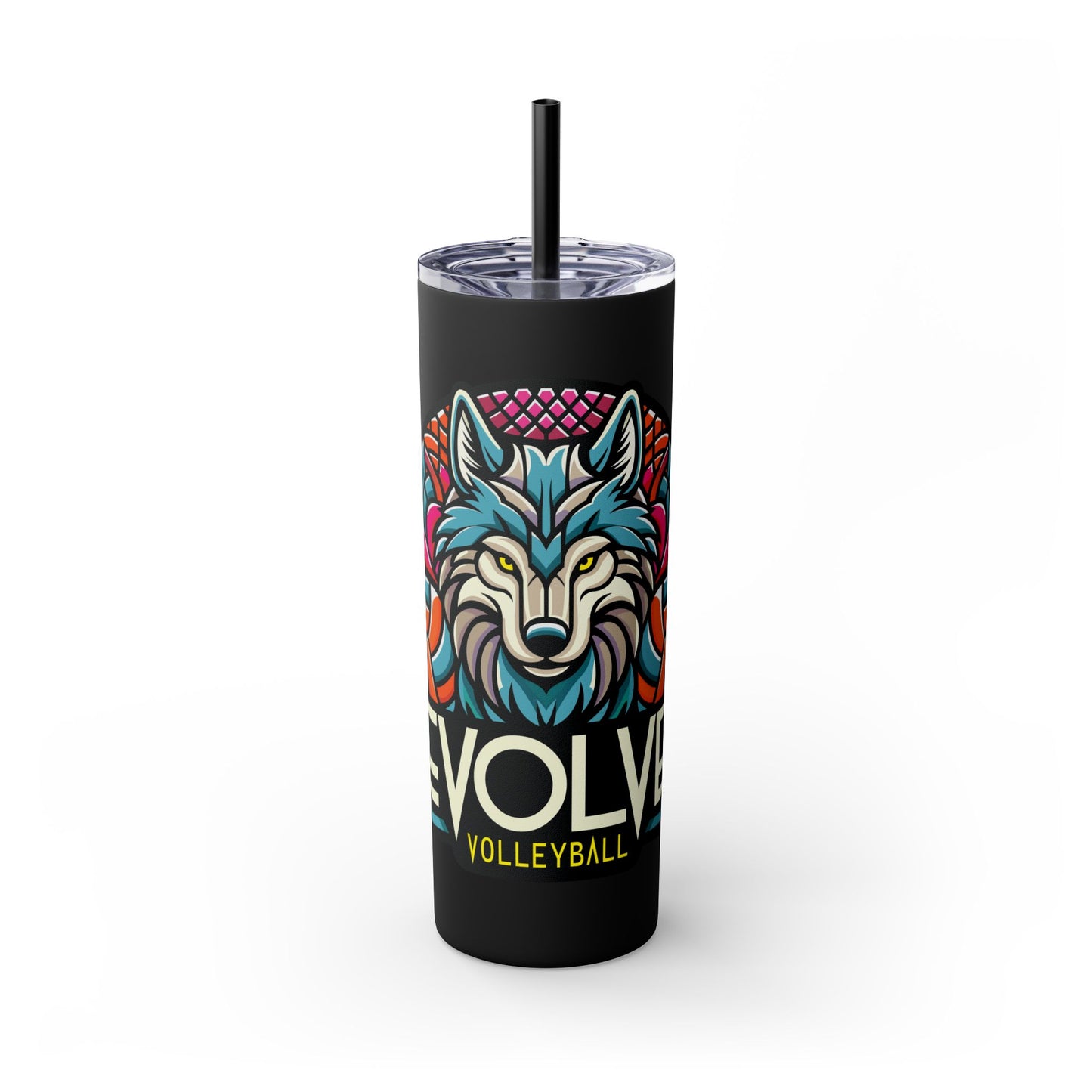 Skinny Tumbler with Straw, 20oz