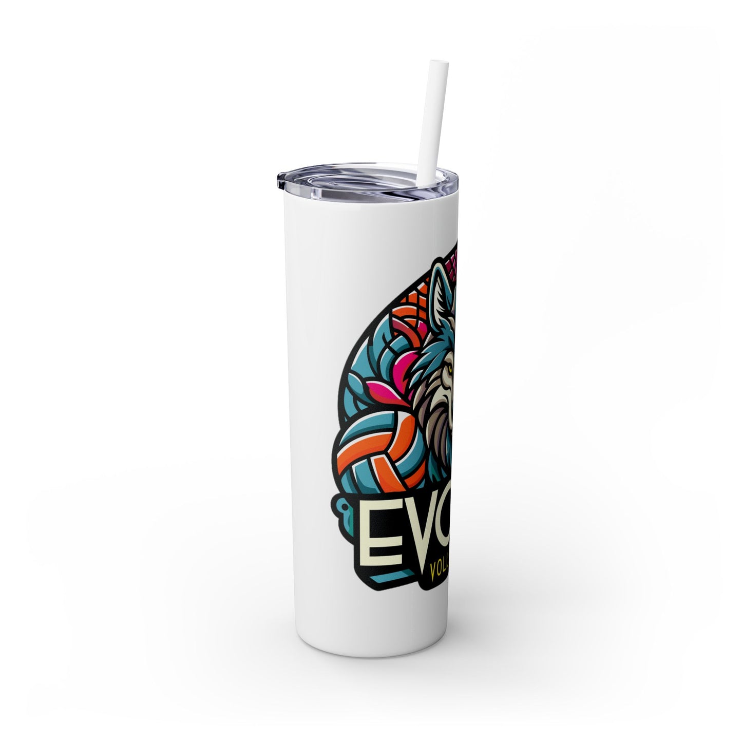 Skinny Tumbler with Straw, 20oz