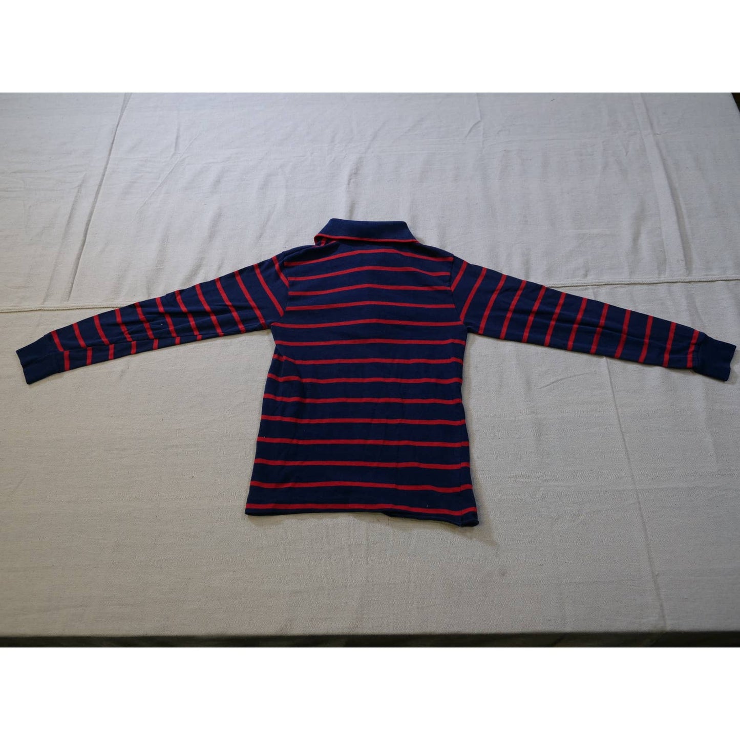 Vintage Long Sleeve Boys Polo Shirt - Perfect for Collar Popping