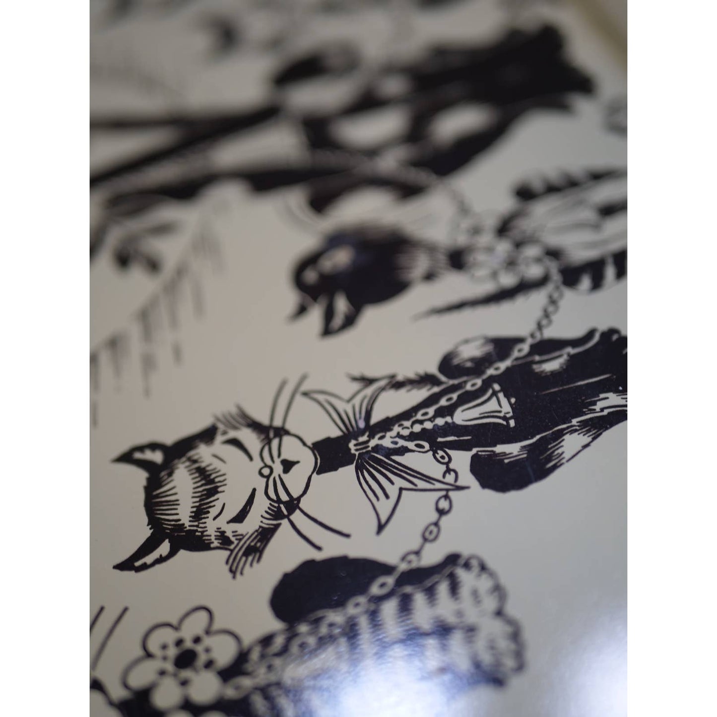 Vintage LaVada 7 Cats TV Tray Rare Mid Century Modern Breakfast Bed Tray