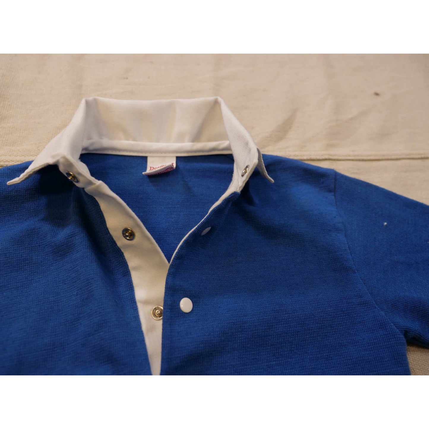 Vintage Donmoor Long Sleeve Boys Polo Shirt