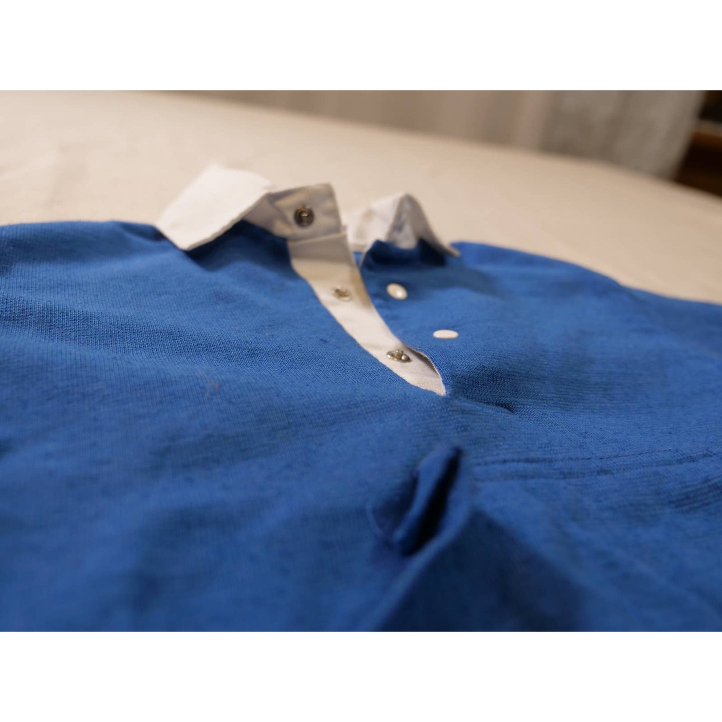 Vintage Donmoor Long Sleeve Boys Polo Shirt