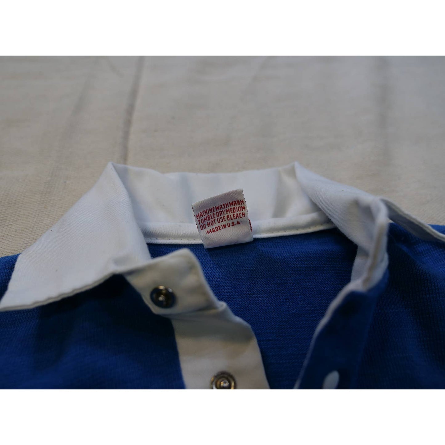 Vintage Donmoor Long Sleeve Boys Polo Shirt