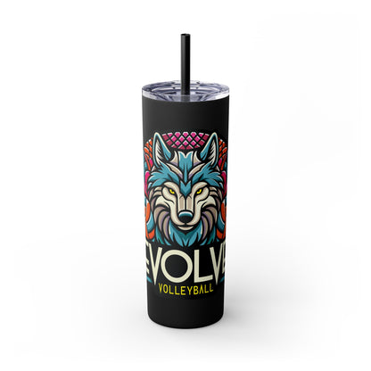 Skinny Tumbler with Straw, 20oz