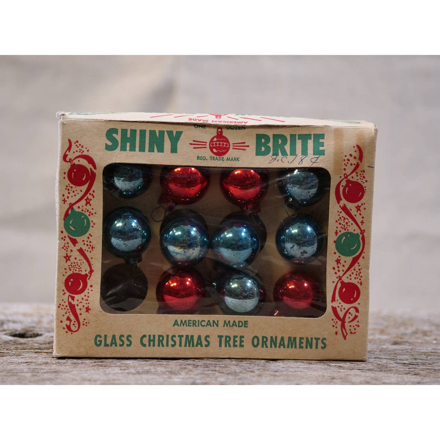 Vintage Christmas Tree Ornaments - Shiny Brite Christmas Balls