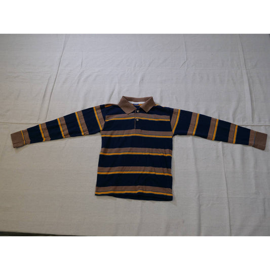 Vintage Boys Long Sleeve Polo Shirt -