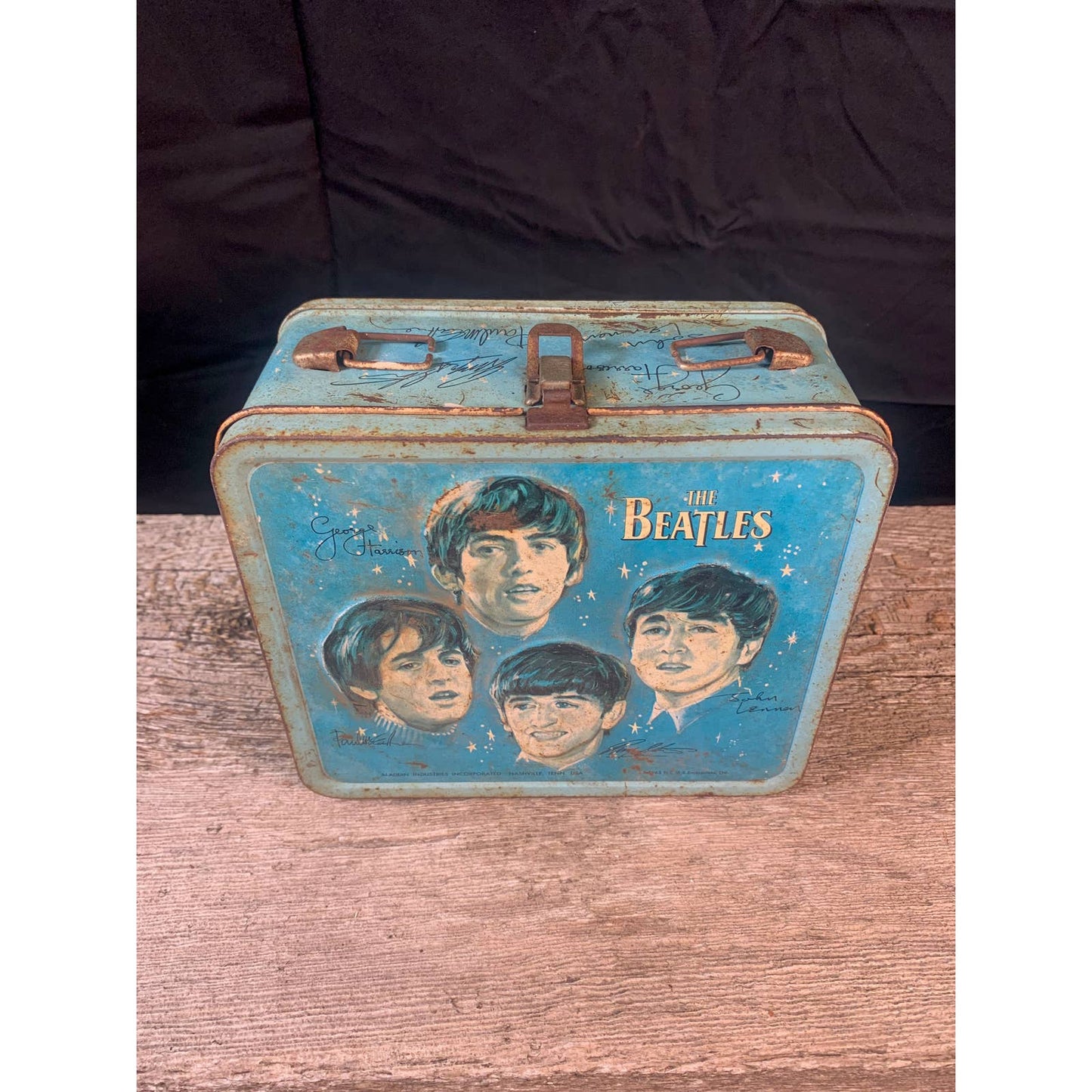 Vintage 1965 Beatles Metal Lunch Box