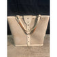 Vintage Enid Collins Bucket Purse "Jewel Patch"  1960's Canvas Leather