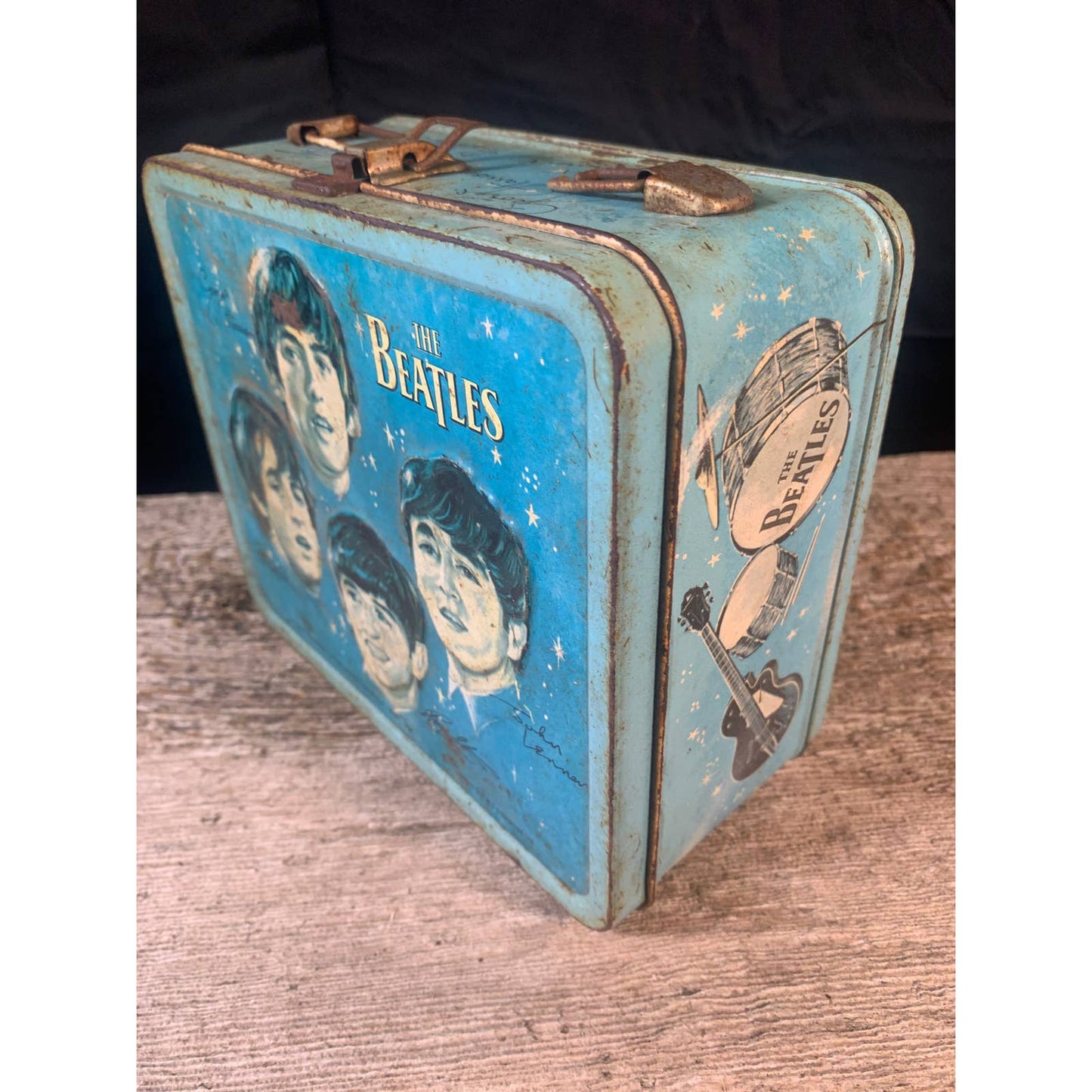 Vintage 1965 Beatles Metal Lunch Box