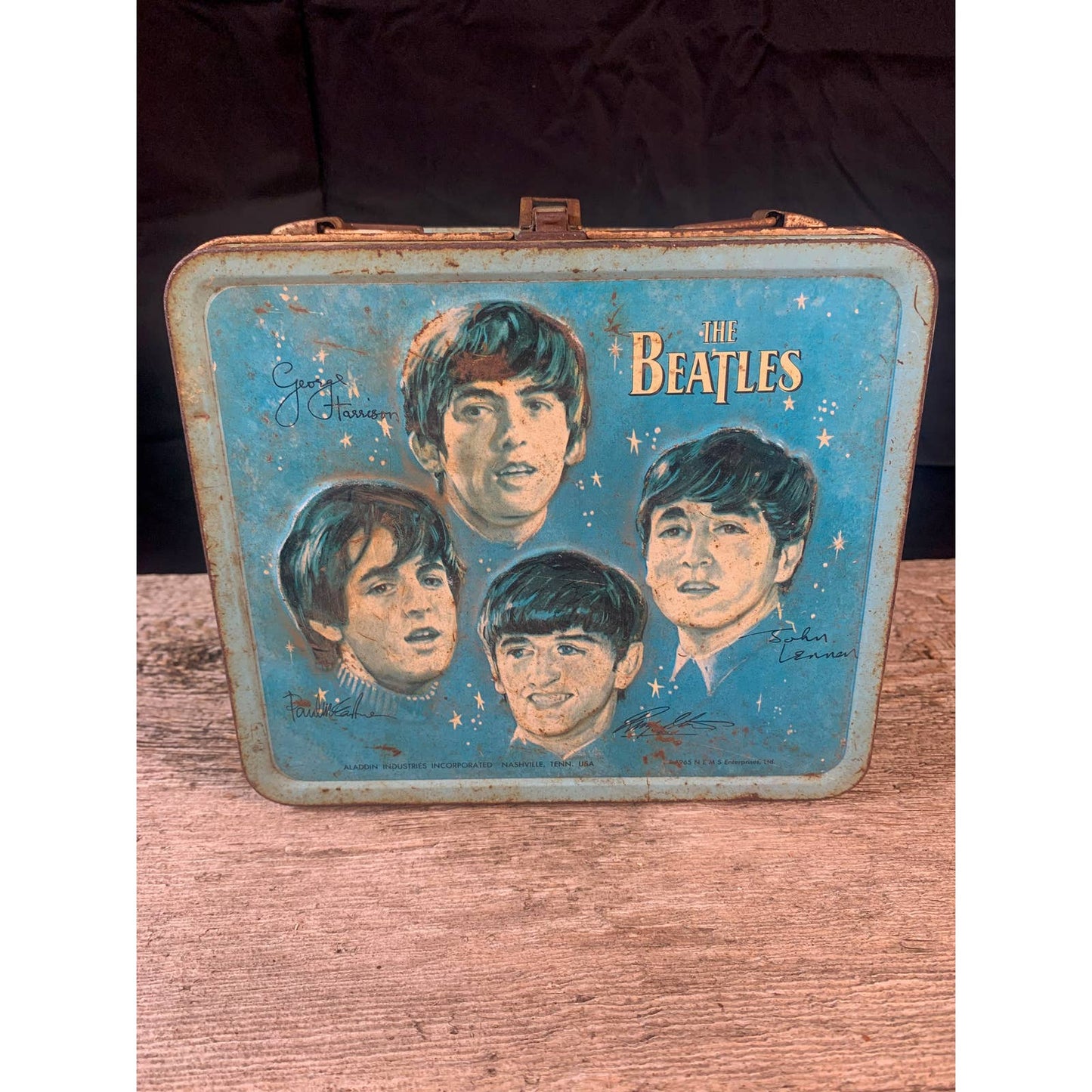 Vintage 1965 Beatles Metal Lunch Box