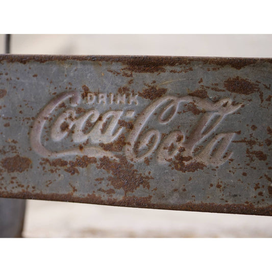 Vintage Coca-Cola Bottle Carrier - Aluminum with Logo