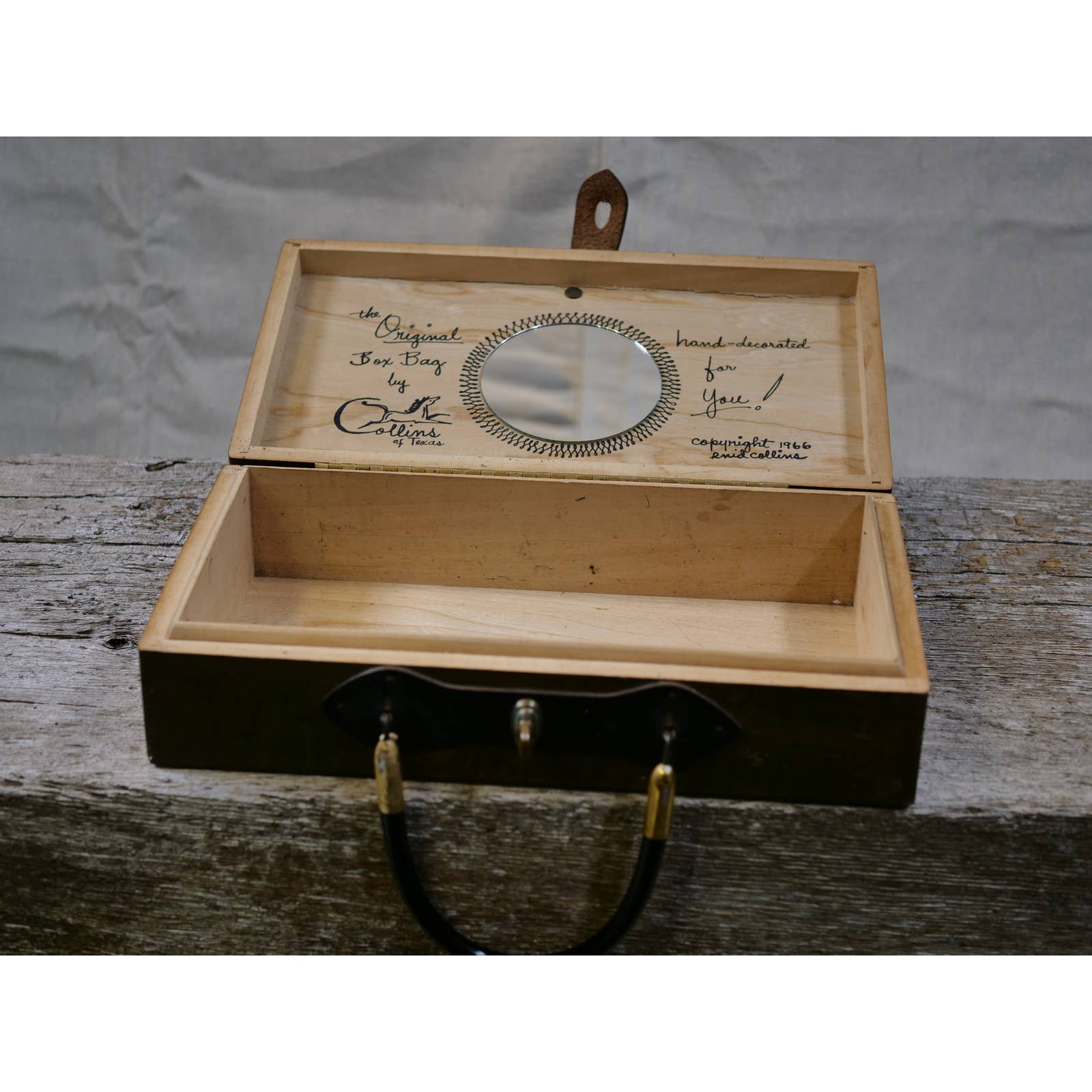 enid collins money tree Vintage Enid Collins Money Tree Wood Box Purse